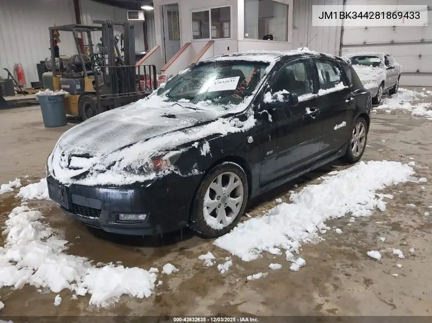 JM1BK344281869433 2008 Mazda Mazda3 S Sport