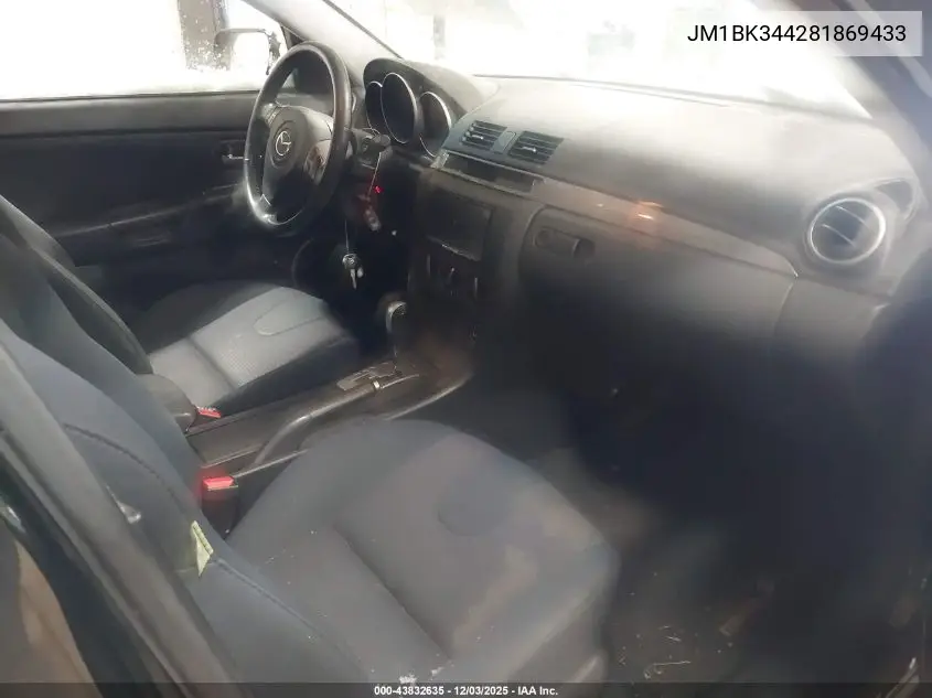 JM1BK344281869433 2008 Mazda Mazda3 S Sport