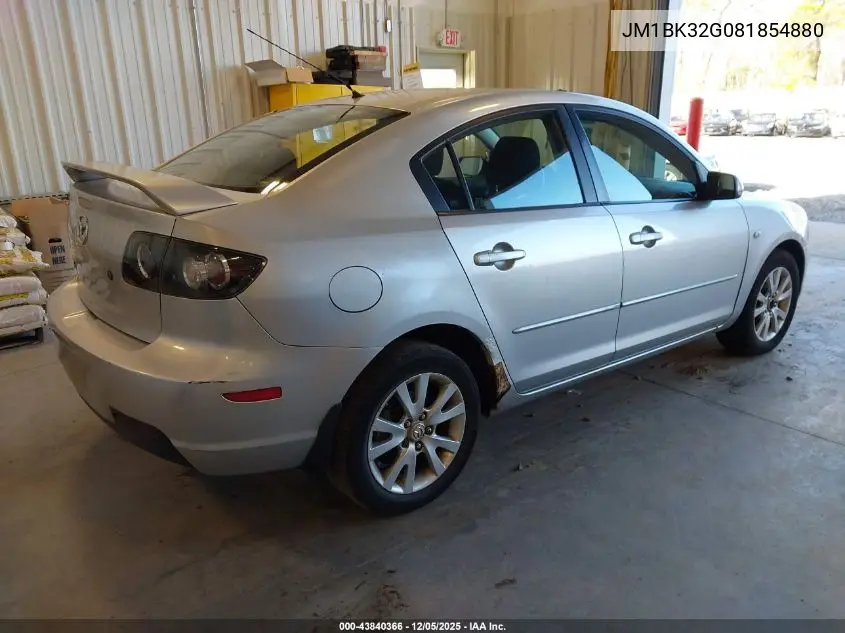 JM1BK32G081854880 2008 Mazda Mazda3 I