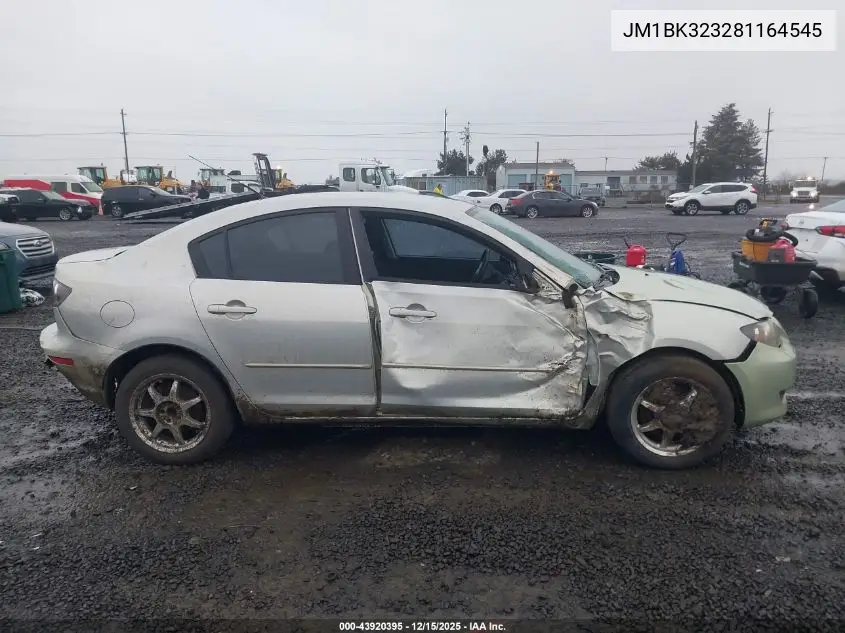 JM1BK323281164545 2008 Mazda Mazda3 S Sport