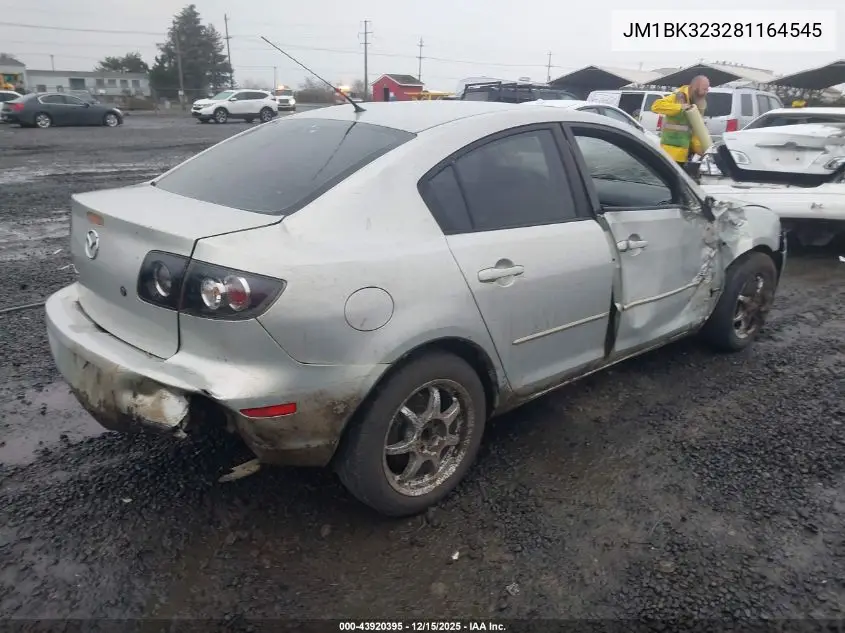 JM1BK323281164545 2008 Mazda Mazda3 S Sport