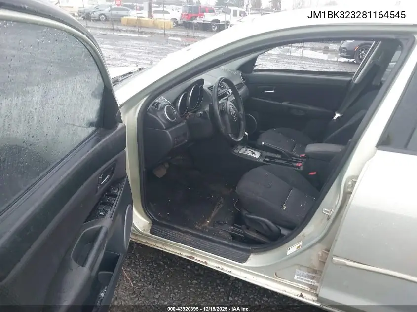 JM1BK323281164545 2008 Mazda Mazda3 S Sport