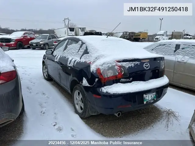 JM1BK32F491250418 2009 Mazda 3 Mazda Gx