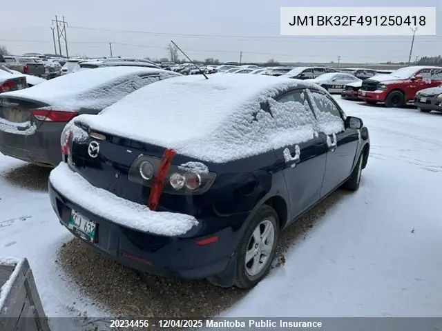 JM1BK32F491250418 2009 Mazda 3 Mazda Gx