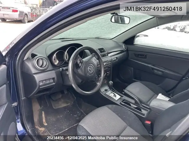 JM1BK32F491250418 2009 Mazda 3 Mazda Gx