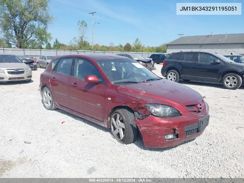 JM1BK343291195051 2009 Mazda Mazda3 S Grand Touring