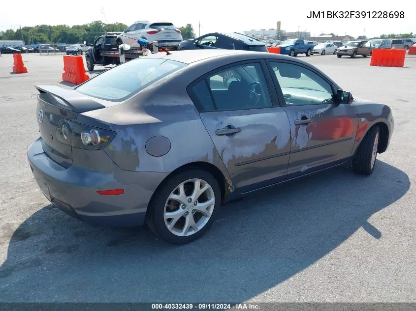 JM1BK32F391228698 2009 Mazda Mazda3 I