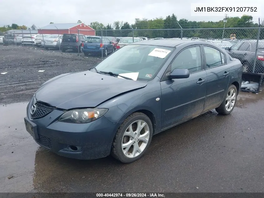 JM1BK32FX91207752 2009 Mazda Mazda3 I