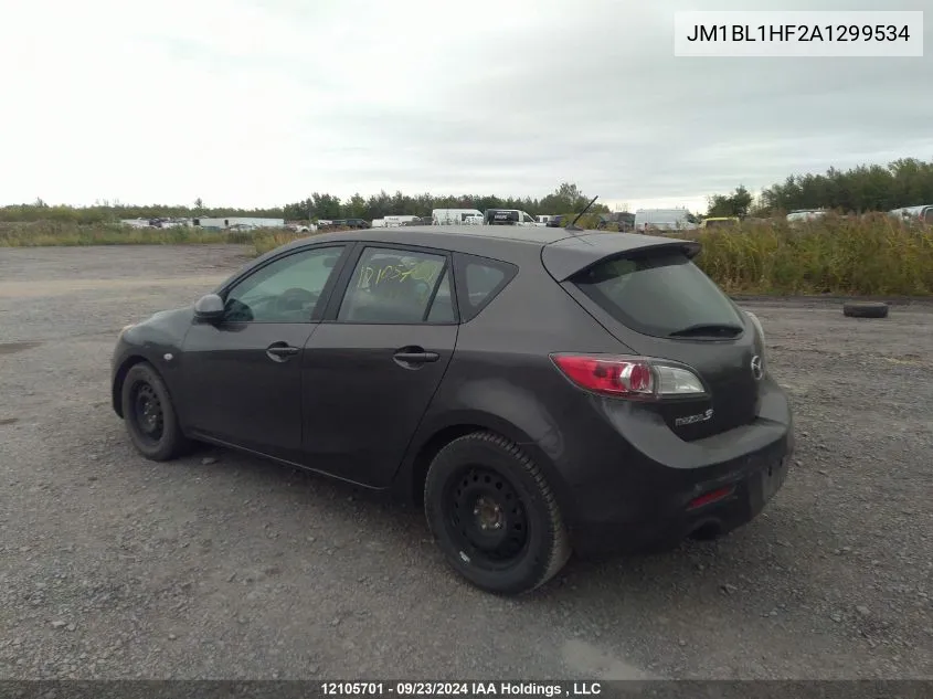 JM1BL1HF2A1299534 2010 Mazda Mazda3