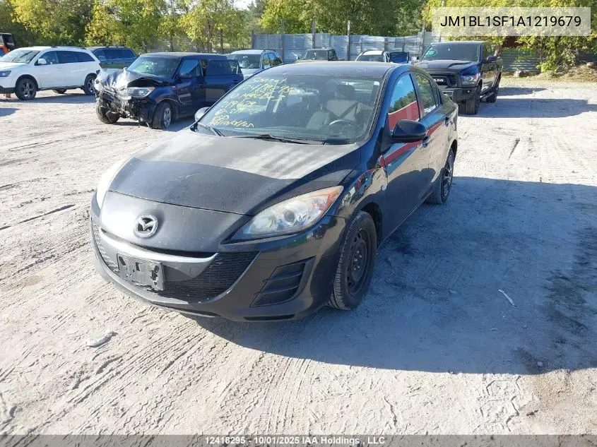 JM1BL1SF1A1219679 2010 Mazda Mazda3 Gs/Gx