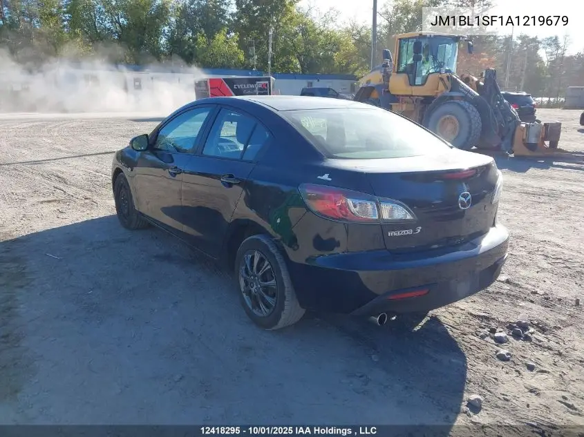 JM1BL1SF1A1219679 2010 Mazda Mazda3 Gs/Gx