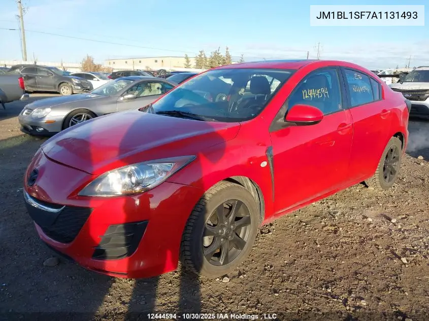 JM1BL1SF7A1131493 2010 Mazda 3 I