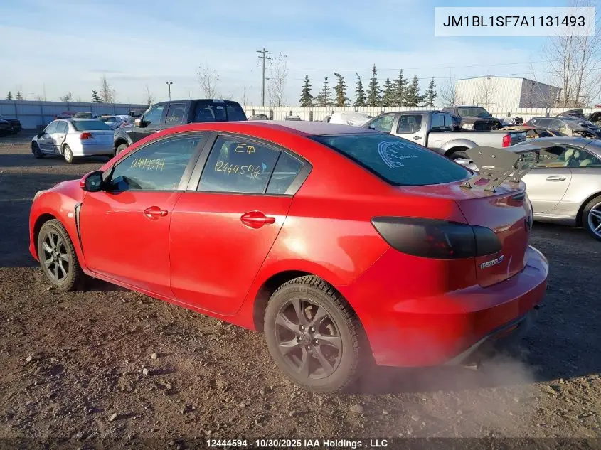 JM1BL1SF7A1131493 2010 Mazda 3 I
