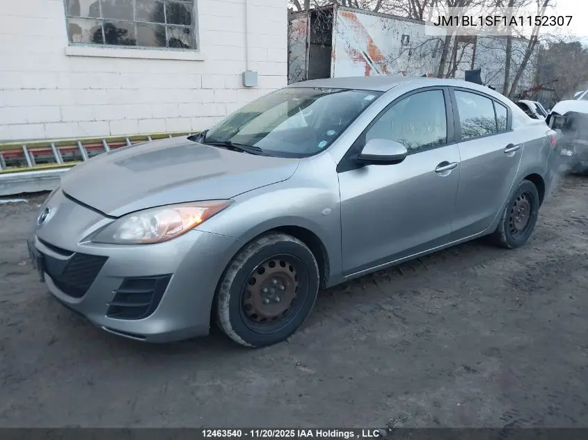 JM1BL1SF1A1152307 2010 Mazda Mazda3 Gs/Gx