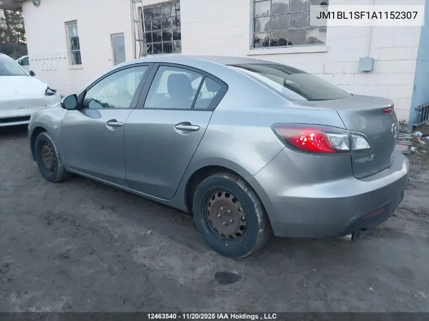JM1BL1SF1A1152307 2010 Mazda Mazda3 Gs/Gx