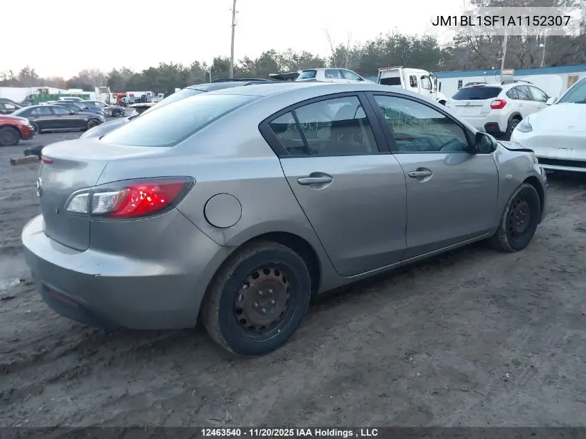 JM1BL1SF1A1152307 2010 Mazda Mazda3 Gs/Gx