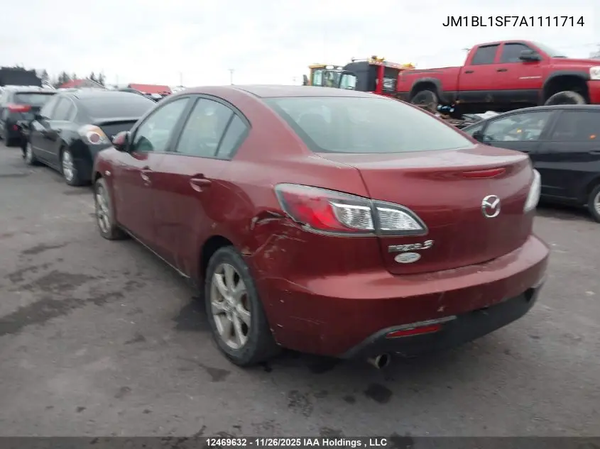 JM1BL1SF7A1111714 2010 Mazda 3 I