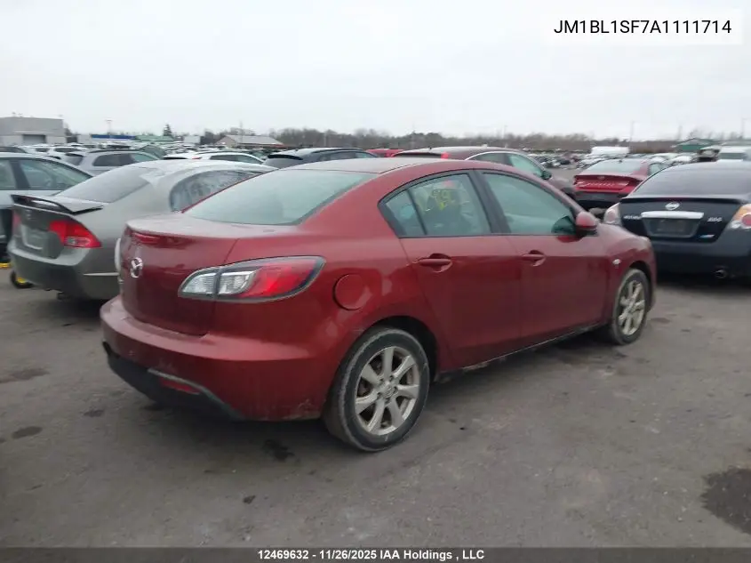 JM1BL1SF7A1111714 2010 Mazda 3 I
