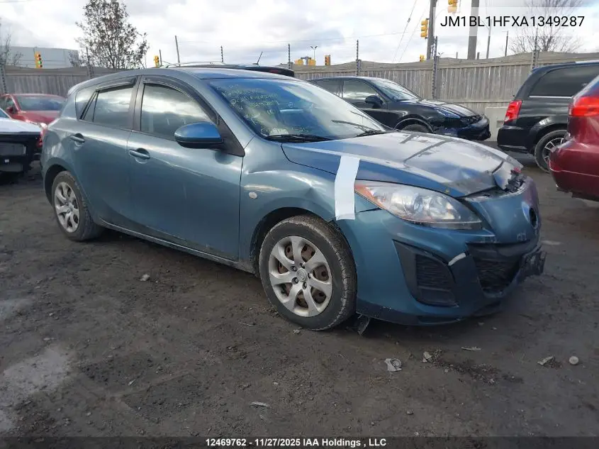 JM1BL1HFXA1349287 2010 Mazda 3 I