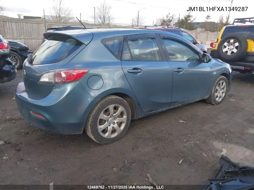 JM1BL1HFXA1349287 2010 Mazda 3 I
