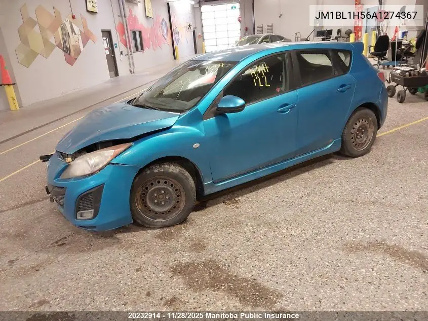 JM1BL1H56A1274367 2010 Mazda Mazda3 Sport Gs