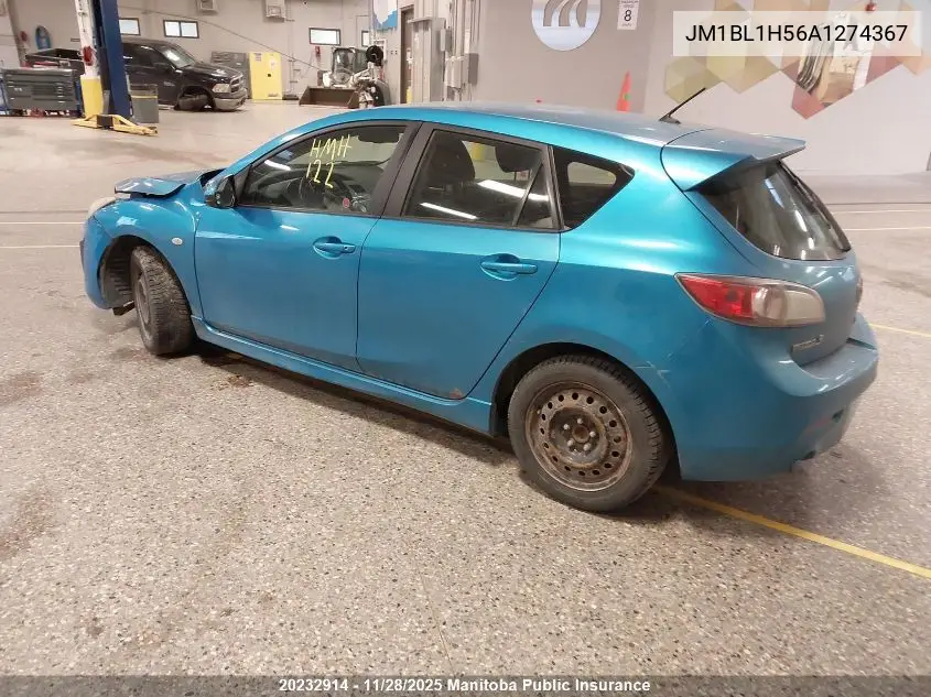 JM1BL1H56A1274367 2010 Mazda Mazda3 Sport Gs