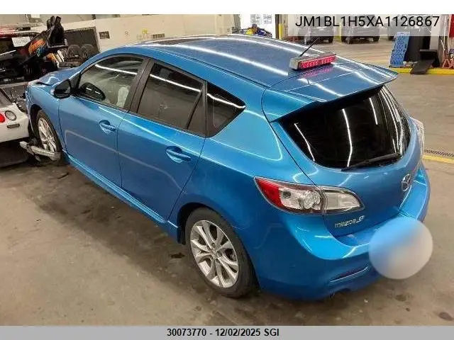 JM1BL1H5XA1126867 2010 Mazda 3 S