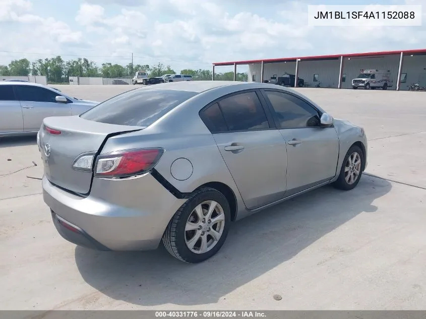 JM1BL1SF4A1152088 2010 Mazda Mazda3 I Touring