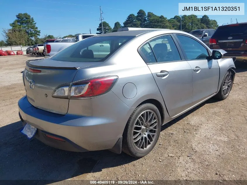 JM1BL1SF1A1320351 2010 Mazda Mazda3 I Sport