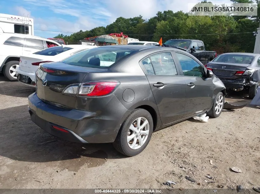 JM1BL1SG5A1140816 2010 Mazda 3 I