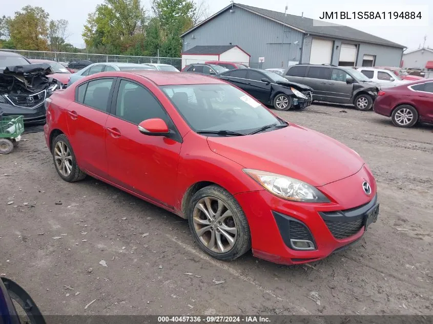 2010 Mazda Mazda3 S Sport VIN: JM1BL1S58A1194884 Lot: 40457336