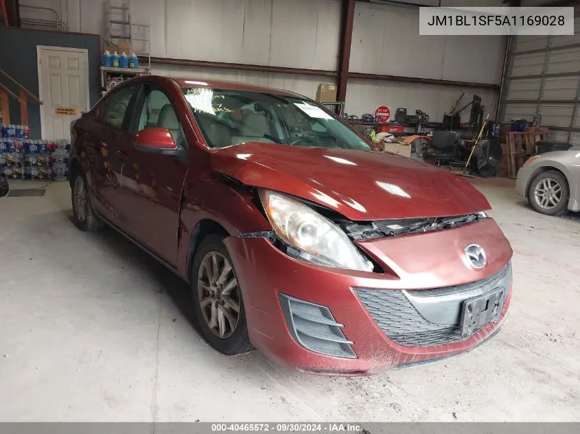 JM1BL1SF5A1169028 2010 Mazda 3 I