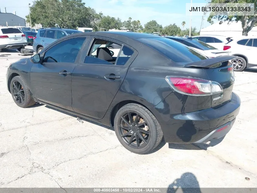 JM1BL1SG3A1338343 2010 Mazda Mazda3 I Sport