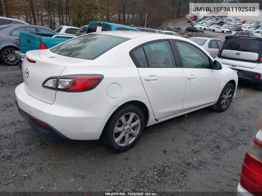 JM1BL1SF3A1192548 2010 Mazda 3 I