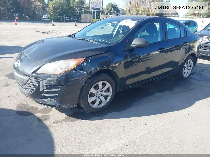 JM1BL1SF8A1236480 2010 Mazda Mazda3 I Sport