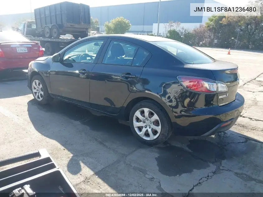 JM1BL1SF8A1236480 2010 Mazda Mazda3 I Sport