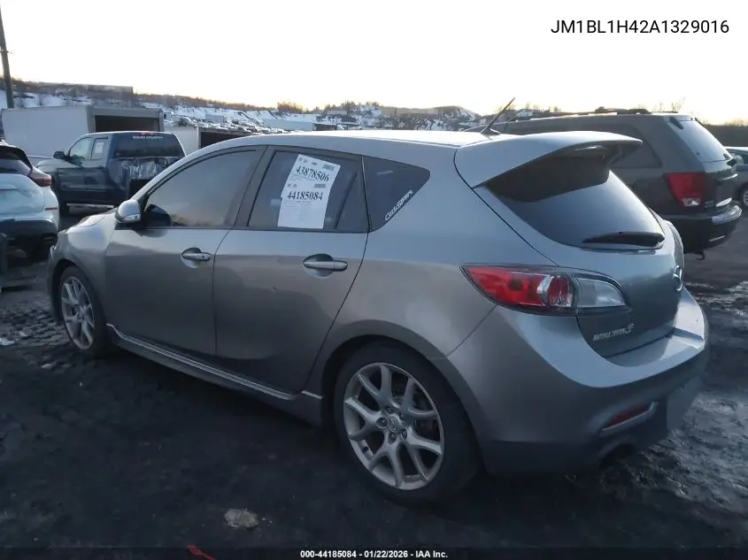 JM1BL1H42A1329016 2010 Mazda Mazdaspeed3 Sport