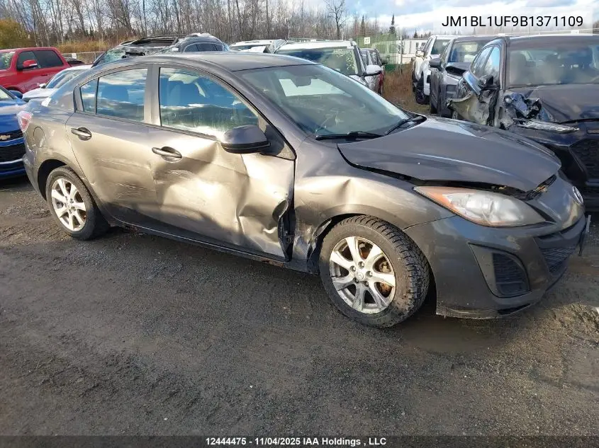 JM1BL1UF9B1371109 2011 Mazda Mazda3