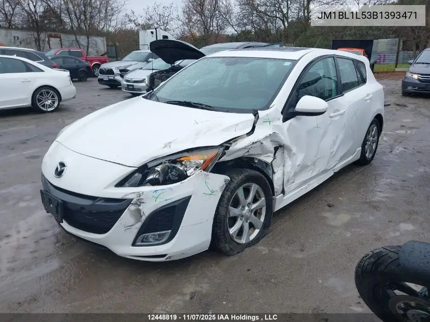 JM1BL1L53B1393471 2011 Mazda Mazda3 Gs