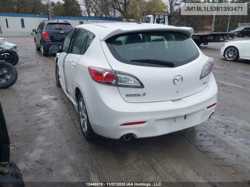 JM1BL1L53B1393471 2011 Mazda Mazda3 Gs