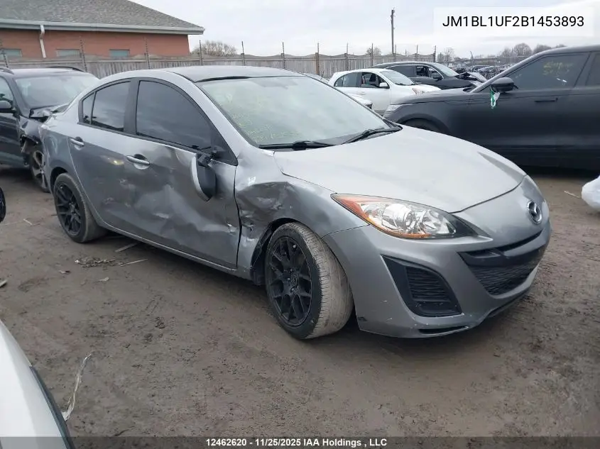 JM1BL1UF2B1453893 2011 Mazda Mazda3 Gx