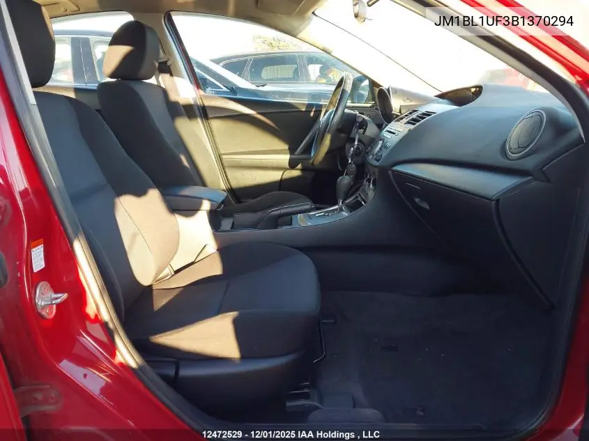 JM1BL1UF3B1370294 2011 Mazda Mazda3 Gx