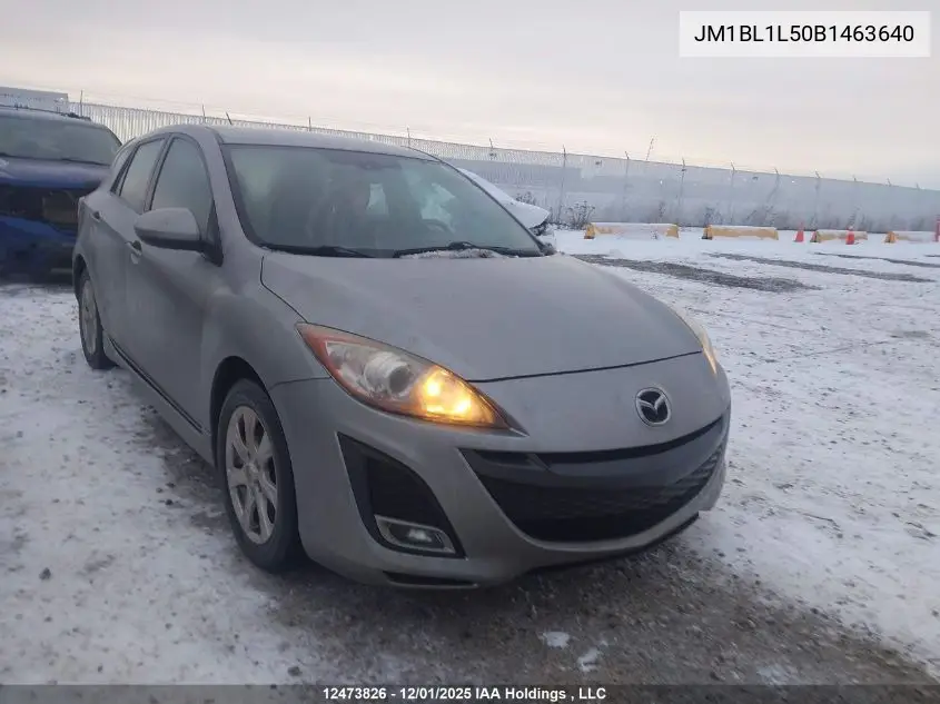 JM1BL1L50B1463640 2011 Mazda Mazda3 Gs