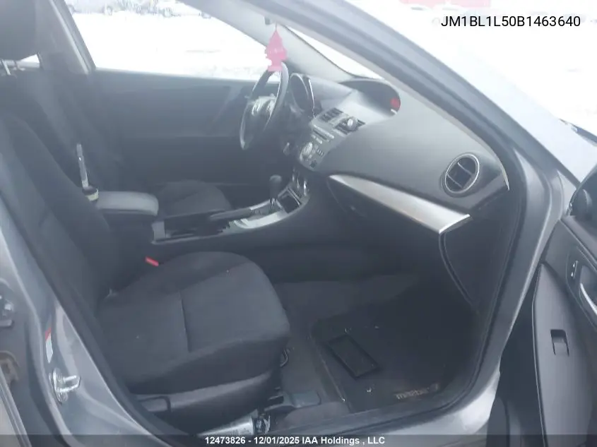 JM1BL1L50B1463640 2011 Mazda Mazda3 Gs