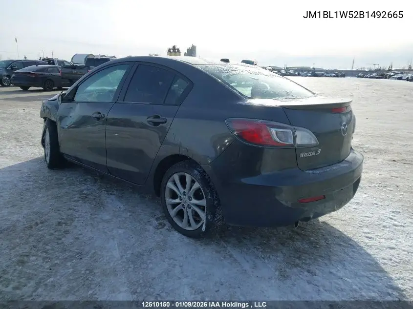 JM1BL1W52B1492665 2011 Mazda Mazda3 Gt