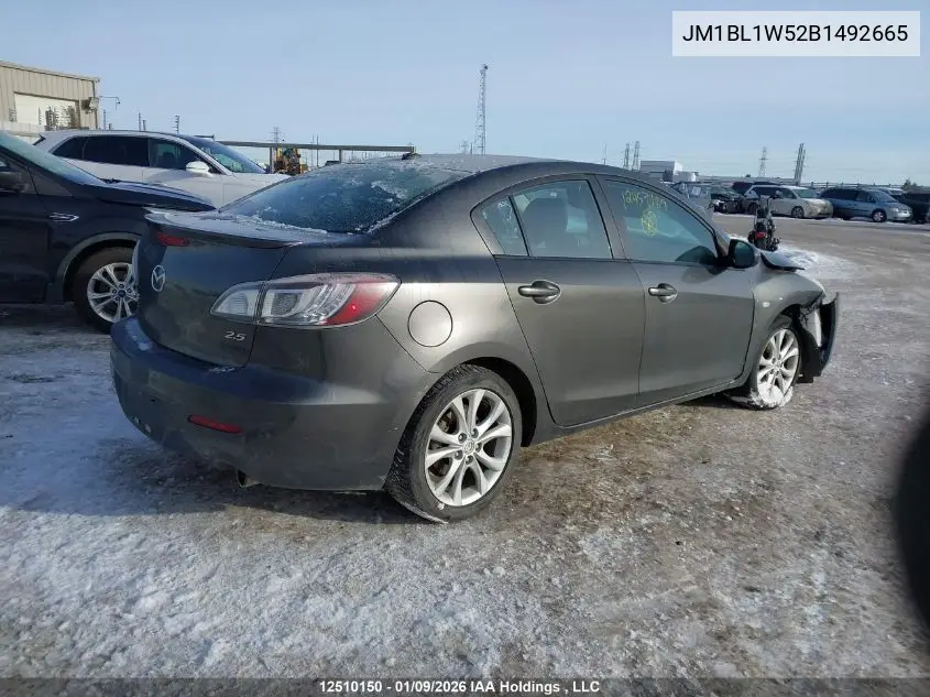 JM1BL1W52B1492665 2011 Mazda Mazda3 Gt