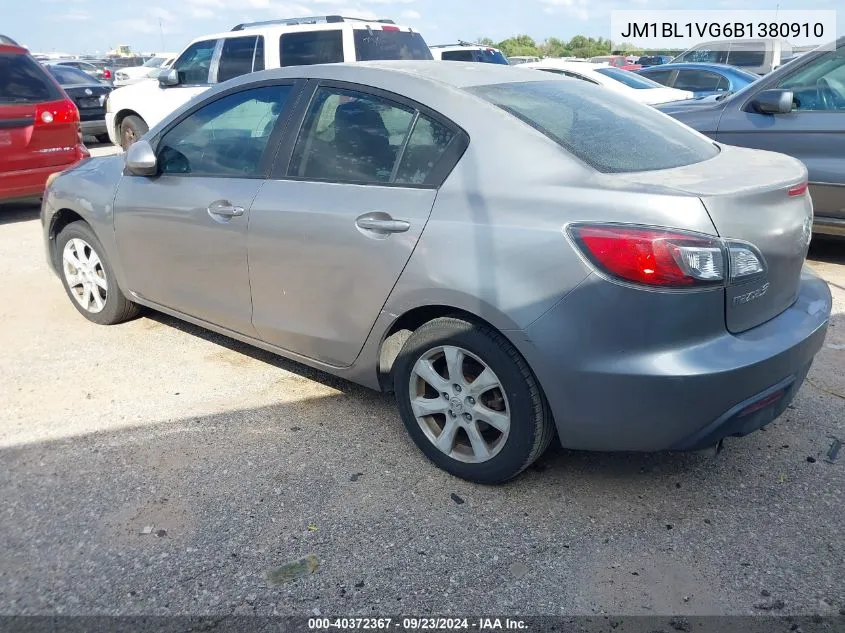 JM1BL1VG6B1380910 2011 Mazda Mazda3 I Touring