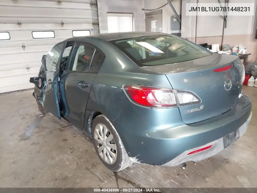 JM1BL1UG7B1448231 2011 Mazda Mazda3 I Sport