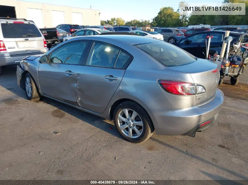 JM1BL1VF1B1426649 2011 Mazda Mazda3 I