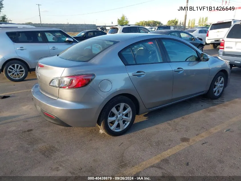 JM1BL1VF1B1426649 2011 Mazda Mazda3 I